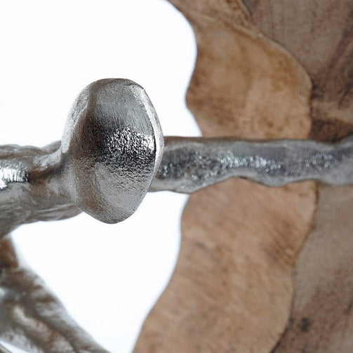 Decorative Figure Dekodonia Aluminium Mango wood (29 x 12 x 27 cm) Dekodonia