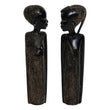 Decorative Figure Dekodonia Resin Stone African Woman (2 pcs) (6 x 4 x 26 cm) Dekodonia