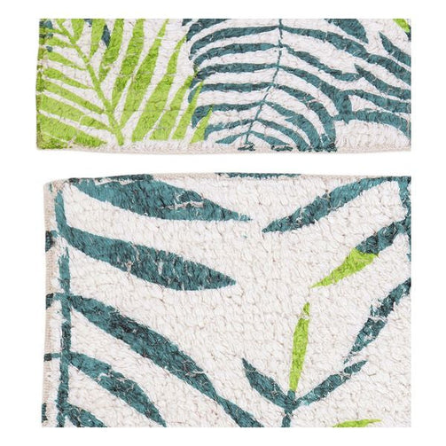 Mouse Mat Dekodonia Cotton Tropical Bath & Shower (80 x 50 cm) (2 pcs) Dekodonia