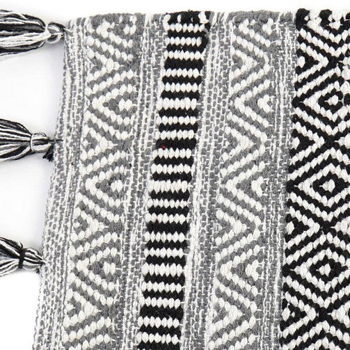 Carpet Dekodonia Black Cotton Colonial (175 x 120 cm) Dekodonia