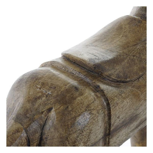 Decorative Figure Dekodonia Wood Metal Horse (37 x 9 x 46 cm) Dekodonia