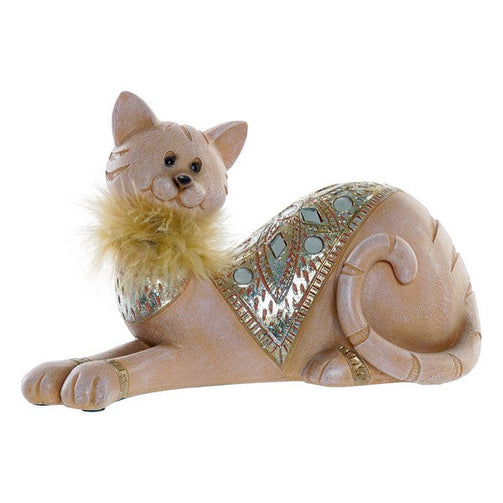 Decorative Figure Dekodonia Resin Cat (21 x 9 x 12 cm) Dekodonia