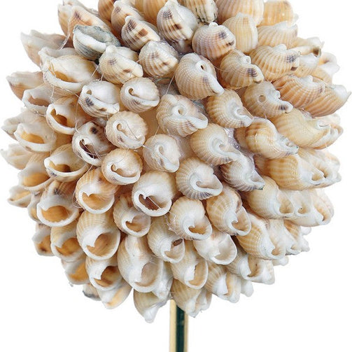 Decorative Figure Dekodonia Metal Crystal Shells (15 x 15 x 29 cm) Dekodonia