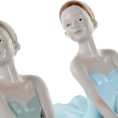 Sculpture Dekodonia Ballet Dancer Resin (2 pcs) (10 x 10 x 26 cm) Dekodonia