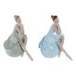 Sculpture Dekodonia Ballet Dancer Resin (2 pcs) (9 x 14 x 16 cm) Dekodonia