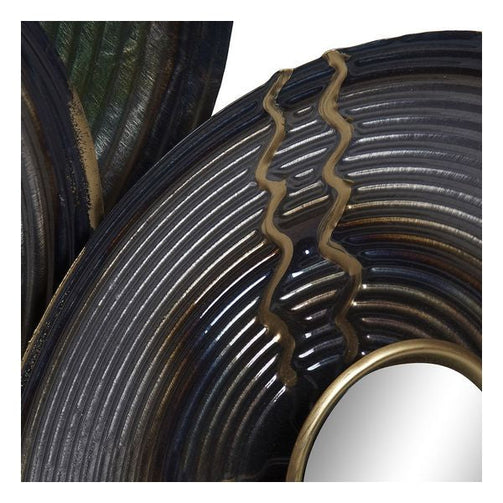 Wall Decoration Dekodonia Circles Metal Mirror Dekodonia