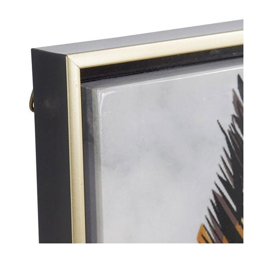 Wall Decoration Dekodonia Wood Feathers (2 pcs) Dekodonia