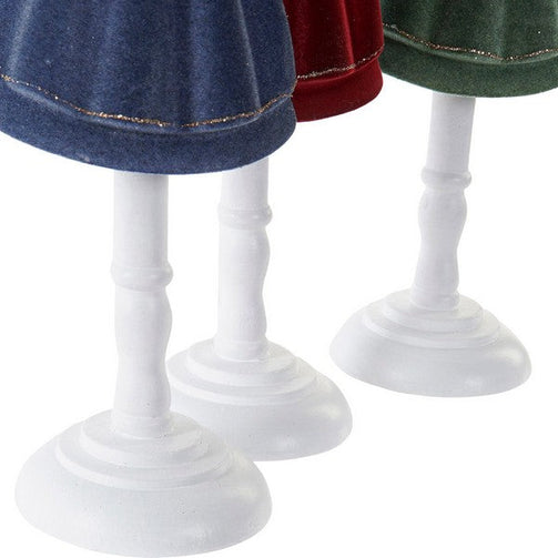 Jewellery Stand Dekodonia Polyester Resin Flocked (10 x 9 x 33 cm) (3 pcs) Dekodonia