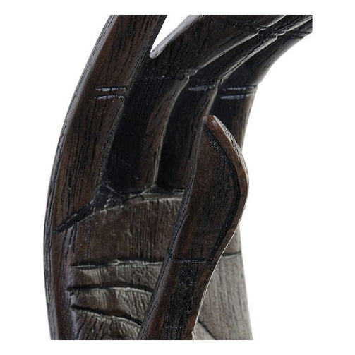 Decorative Figure Dekodonia Wood Resin Oriental (2 pcs) Dekodonia