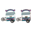 Vehicle Dekodonia Cotton Candy Decoration Vintage (2 pcs) (32 x 13 x 28 cm) Dekodonia