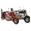 Vehicle Dekodonia Decoration Vintage Motorbike (2 pcs) Dekodonia