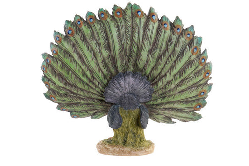 Sculpture Dekodonia Peacock Green Resin (40 x 14 x 34 cm) Dekodonia