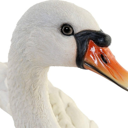 Sculpture Dekodonia Swan White Resin (41 x 24 x 31 cm) Dekodonia