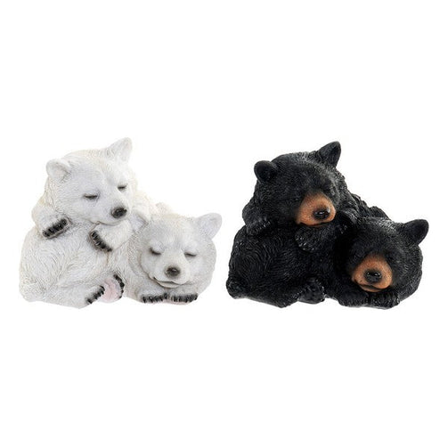 Sculpture Dekodonia Bear Resin (2 pcs) (14 x 14 x 11 cm) Dekodonia