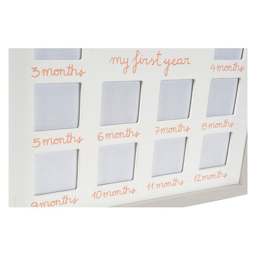 Photo frame Dekodonia Wood Crystal Chicken (32 x 1 x 32 cm) (2 pcs) Dekodonia