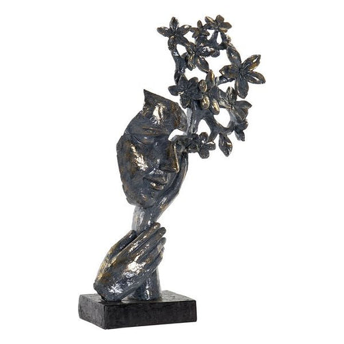 Decorative Figure Dekodonia Resin Lady (27 x 9 x 45 cm) Dekodonia