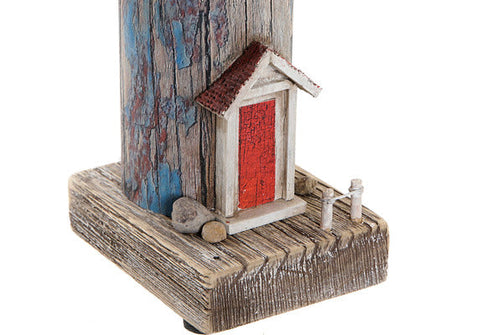 Headlight Dekodonia Ornamental Sailor Wood Metal (10 x 8 x 37 cm) Dekodonia