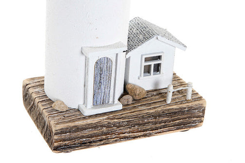 Headlight Dekodonia Ornamental Sailor Metal Paolownia wood (30 x 13 x 8 cm) Dekodonia