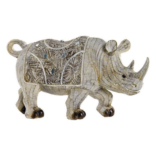 Decorative Figure Dekodonia Resin Rhinoceros (30 x 9 x 15 cm) Dekodonia