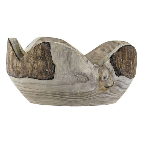 Centerpiece Dekodonia Paolownia wood (25 x 25 x 11 cm) Dekodonia