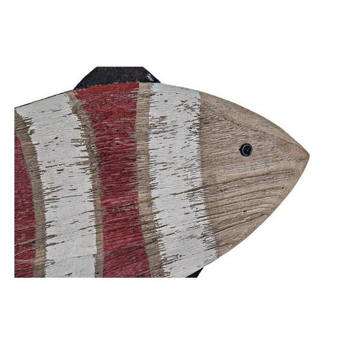 Decorative Figure Dekodonia Wood Metal Fish (59 x 12 x 57 cm) Dekodonia