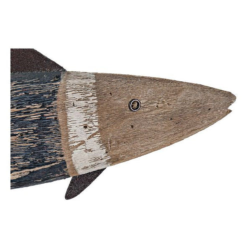 Decorative Figure Dekodonia Wood Metal Fish (56 x 7 x 40 cm) Dekodonia