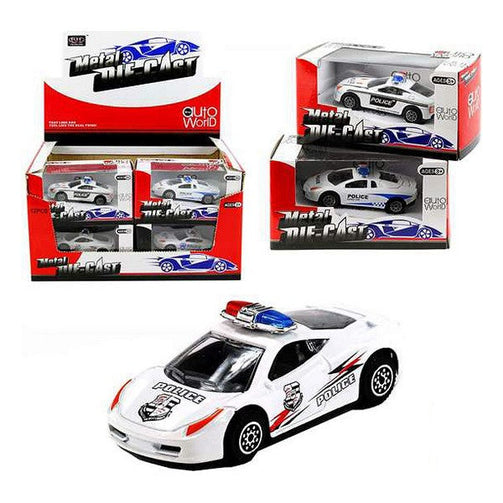 Police Car 9 cm Metal BigBuy Fun