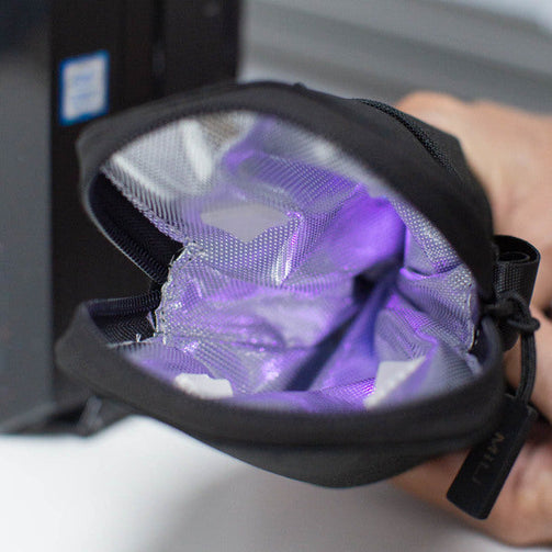 UV steriliser Cloth Black BigBuy Wellness