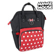 Casual Backpack Minnie Mouse Black Red Minnie Mouse