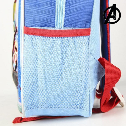 3D Child bag The Avengers Blue Metallic The Avengers