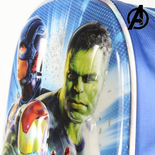 3D Child bag The Avengers Blue Metallic The Avengers