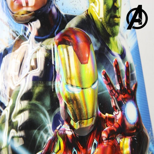 3D Child bag The Avengers Blue Metallic The Avengers
