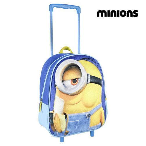 3D School Bag with Wheels Minions Minions