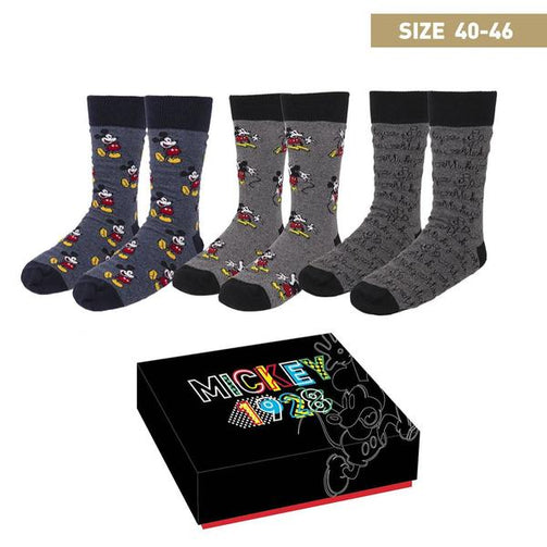 Socks Mickey Mouse (3 uds) (40-46) Mickey Mouse