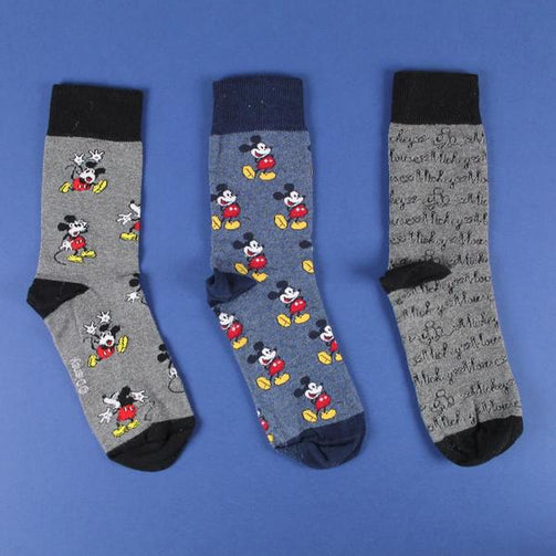 Socks Mickey Mouse (3 uds) (40-46) Mickey Mouse