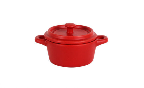 Saucepan With lid Red (12 x 8,5 x 6 cm) BigBuy Cooking