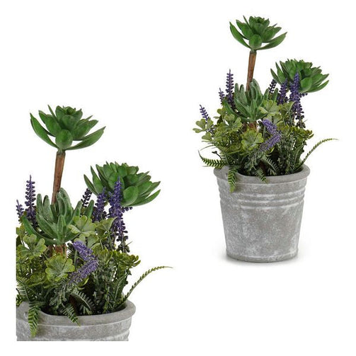 Decorative Plant Cement Flowers (15,2 x 23 x 15,2	cm) Ibergarden