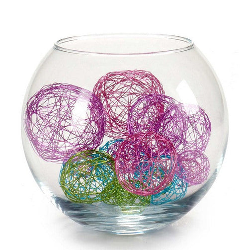 Decorative bauble Cable (9,5 x 9,5 x 9,5 cm) BigBuy Home