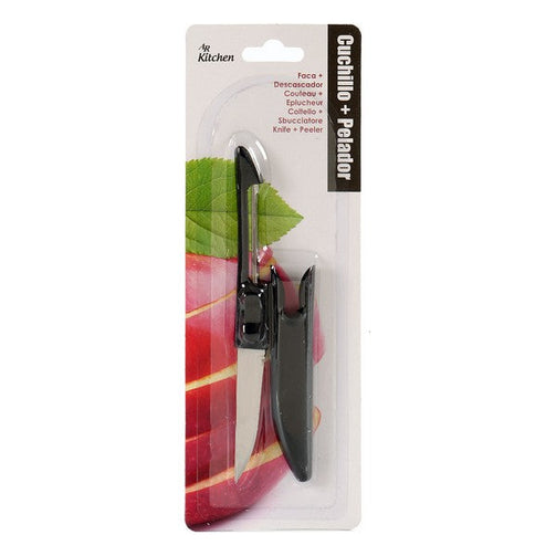 Peeler Knife Black (1,3 x 17 x 2,5 cm) BigBuy Home