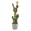 Cactus Pink Plastic Cactus (19 x 80 x 23 cm) Ibergarden