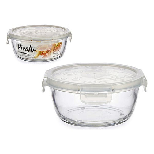 Lunch box Crystal (17,5 x 7,5 x 17,5 cm) Vivalto