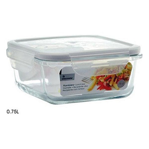 Lunch box Crystal (15,5 x 7 x 15,5 cm) Vivalto