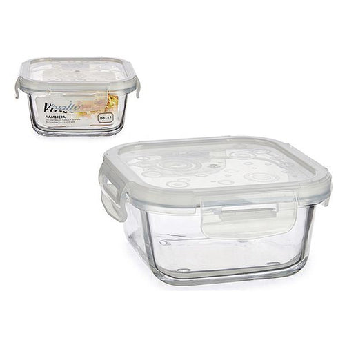 Lunch box Crystal (12,5 x 6,5 x 12,5 cm) Vivalto