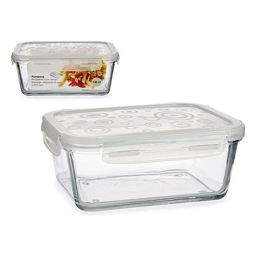 Lunch box (16 x 8,5 x 22,5 cm) With lid Vivalto