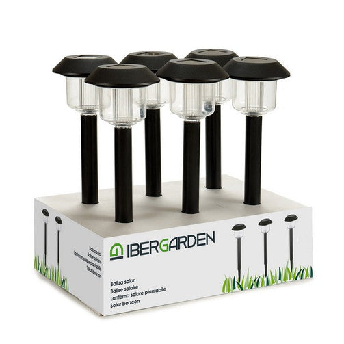 Solar Lamp Black Polypropylene (PP) Ibergarden