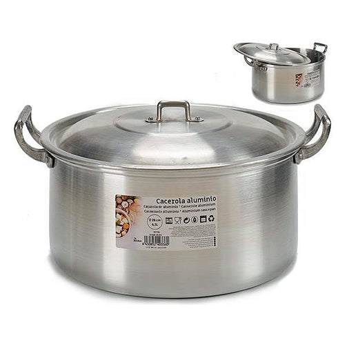 Casserole Aluminium 6,5L BigBuy Home