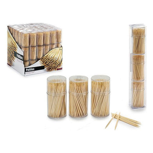 Toothpick holder Transparent (3 pcs) BigBuy Home