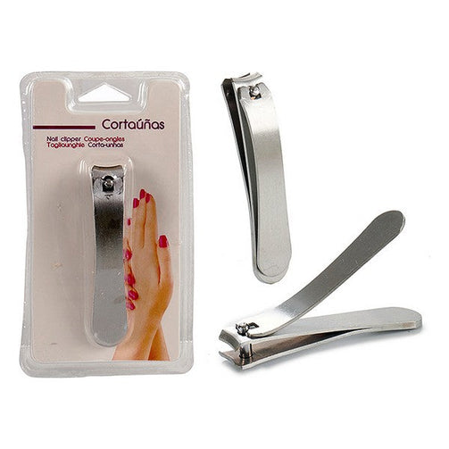 Nail clipper Silver 8 cm BigBuy Beauty