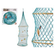 Basket Turquoise Red (29 x 75 x 29 cm) BigBuy Home