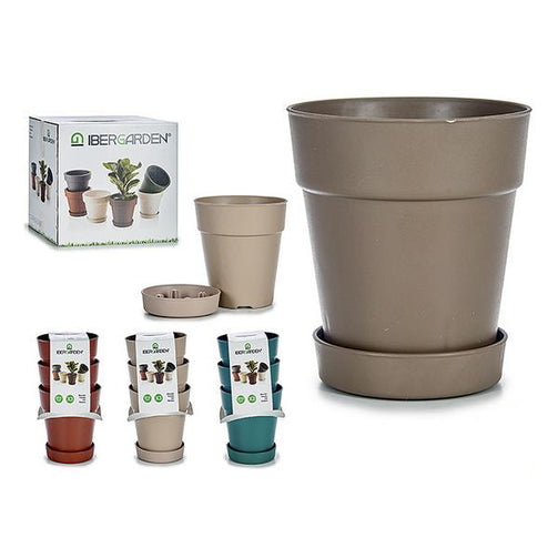 Planter Plastic (3 Pieces) (10 x 18 x 10 cm) BigBuy Home